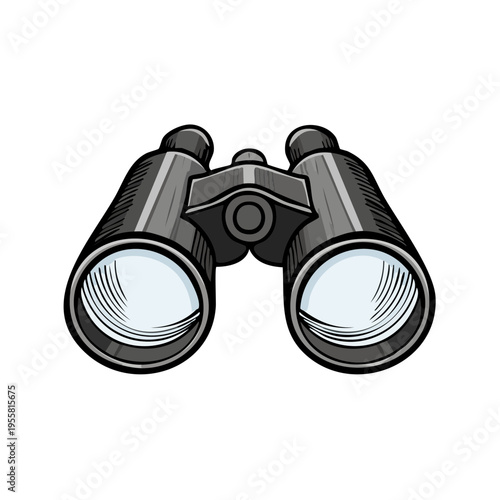 Binoculars visual exploration equipment for detailed observation and discovery