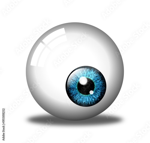 Realistic 3d human eye