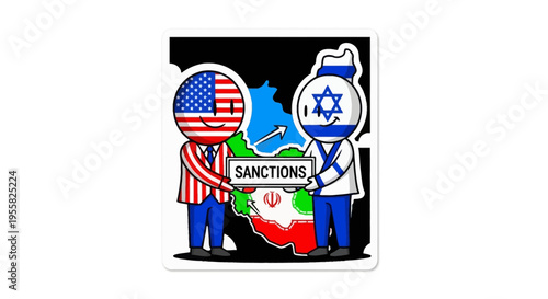 USA and Israel imposing sanctions on Iran