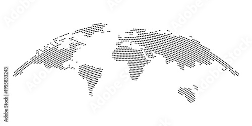 Dotted world map. World Map for website mockups, background.