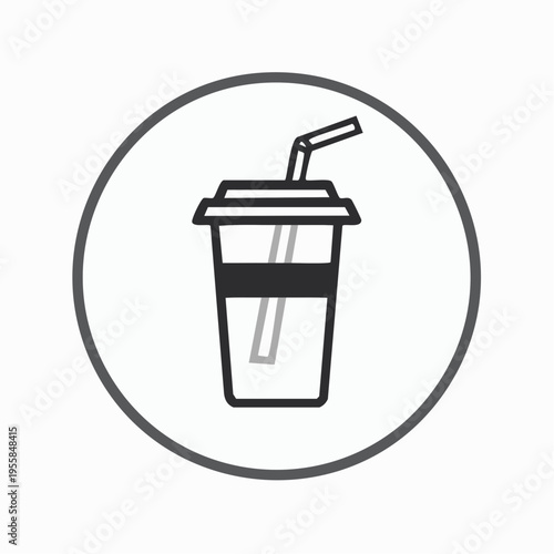 Softdrink Becher Icon minimal