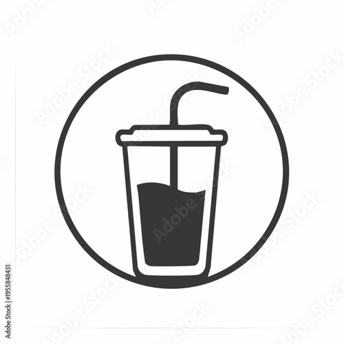Softdrink Becher Icon minimal