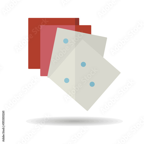 Cheese slice for hamburger vector icon