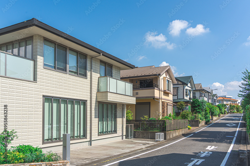 Fototapeta premium 戸建住宅の風景
