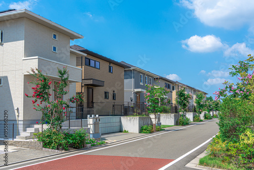 戸建住宅の風景