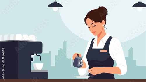 Young man wearing headphones sits in a professional chair playing an immersive video game on a desktop computer.