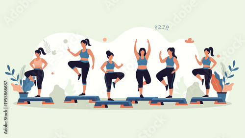 Group of Muslim men wearing medical masks and traditional robes pray on mats while following distancing guidelines.