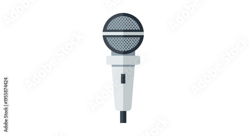 Dynamic microphone for clear audio recording and live performances.