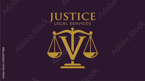 Justice Legal Services Gold Scales.