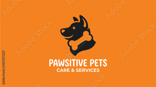 Pawsitive Pets Care Services Logo.