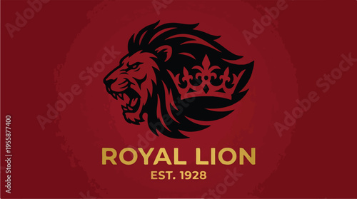 Royal Lion Logo Design.