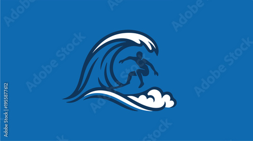 Wave Icon Ocean Graphic Design.