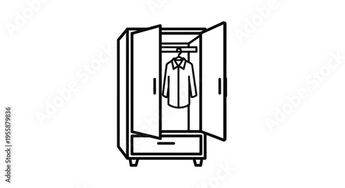 Simple black bus stop with sign a minimalist illustration silhouette