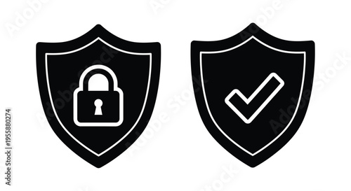 Black best seller badges and ribbons in a minimalist style silhouette