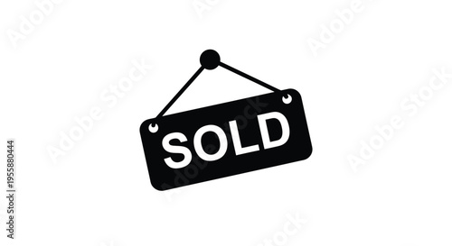 Two paid stamps a circle and rectangle in black silhouette