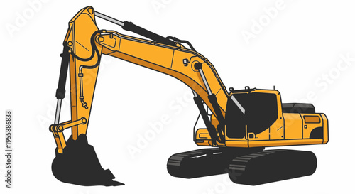 Heavy duty excavator machine equipment.