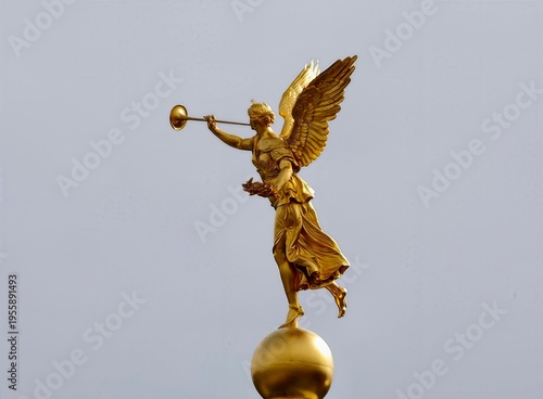 Canvastavla Victory symbol sculpture