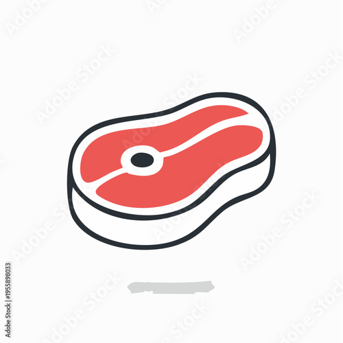 Steak Icon minimalistisch