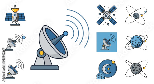 Satellite Dish Antenna Communication Technology 2.