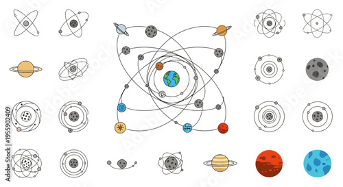Solar System Planets and Orbits 1.