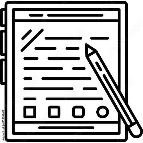 Tablet Device Outline Icon
