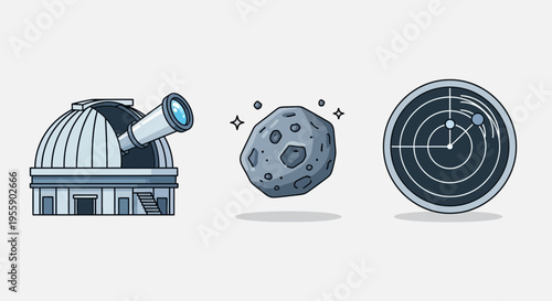 Telescope Moon Target Astronomy Science.