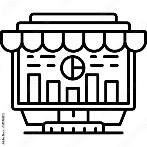 Seller Dashboard Outline Icon