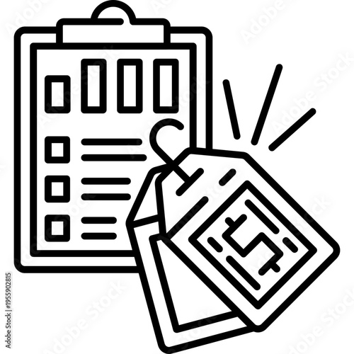 Order Report Outline Icon