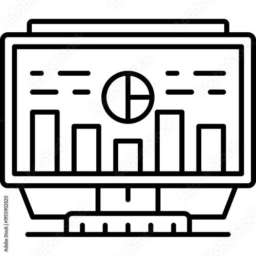 Customer Dashboard Outline Icon