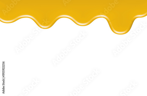 垂れるはちみつの3Dフレーム背景