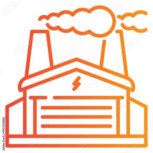 Plant Factory Gradient Icon