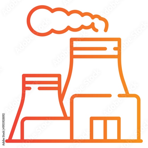 Power Plant Gradient Icon