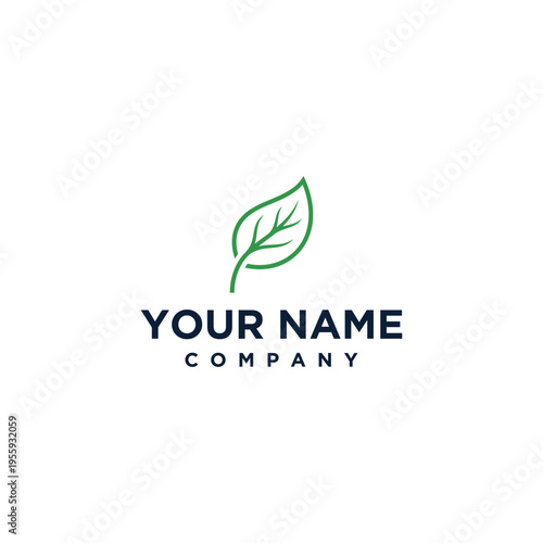 Green leaf logo company name.