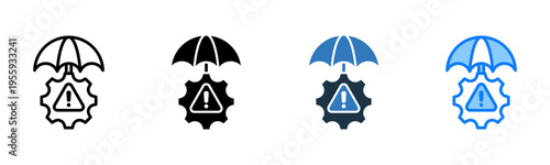 Insurance Risk Management icon multiple style 