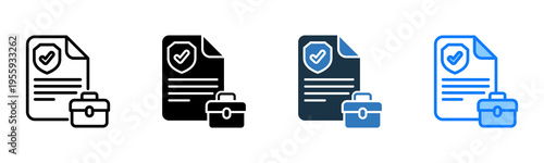 Insurance Portfolio icon multiple style 