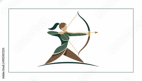 Archer Woman Silhouette