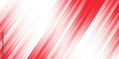 Red and white brush grunge set wrap car sticker pattern abstract banner concept. Sporty lhalftone ines red and white color combination. White red spirit design. Vector eps10
