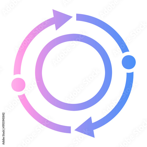 synergy Line Gradient Icon