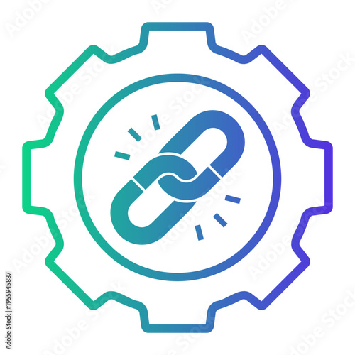 synergy Line Gradient Icon