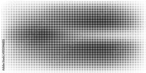 Abstract dotted vector background. Halftone effect. Circle dotted background or icon. Spiral with perspective modern