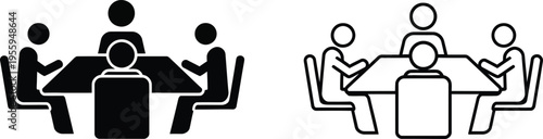 Business meeting teamwork collaboration Vector