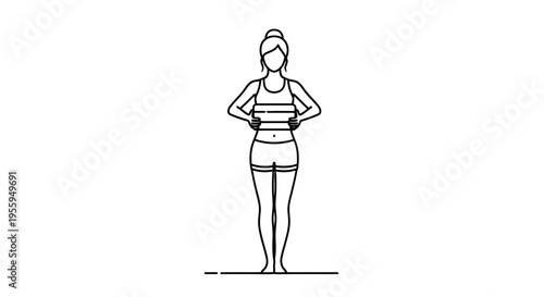 Woman measuring her waistline with a measuring tape, healthy lifestyle concept