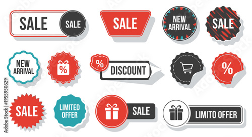 Sale Discount Labels and Badges.