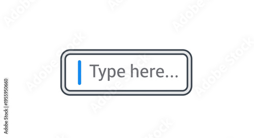 Search box with blue cursor.