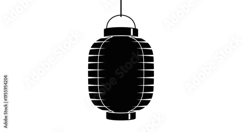 A sleek black pendant light fixture with a modern design aesthetic.