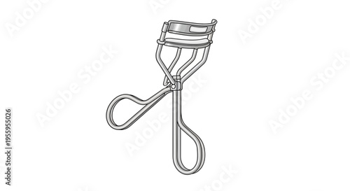 Curved Eyelash Curler Tool for Makeup and Beauty