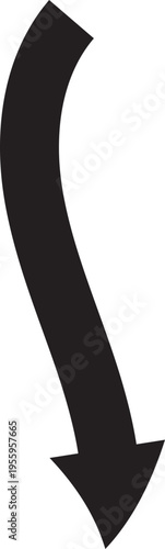 Hand Drawn Upward Trend Arrow