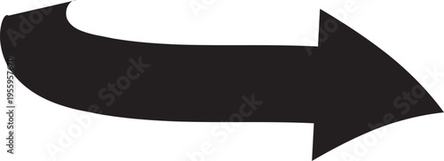 Hand Drawn Upward Trend Arrow