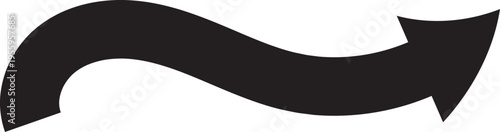 Hand Drawn Upward Trend Arrow