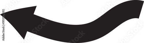 Hand Drawn Upward Trend Arrow